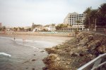 Playa las Burras i San Agustin - litt tidlig på dagen