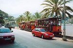 Old-fashioned tram connects the town of Soller and Puerto de Soller